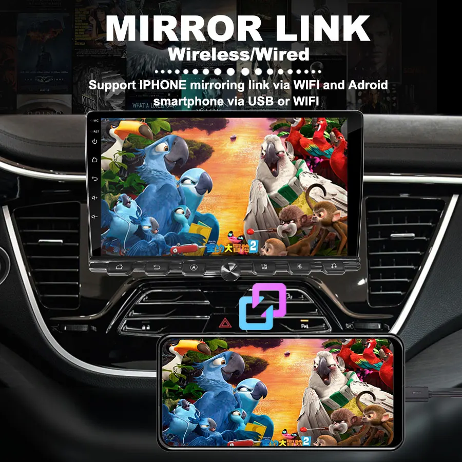 Android 10/12 Car Auto Radio 2DIn 7 9 10 Inch Multimedia Player with GPS WiFi 4G Keys For Nissan Hyundai Kia Toyota Honda Geely