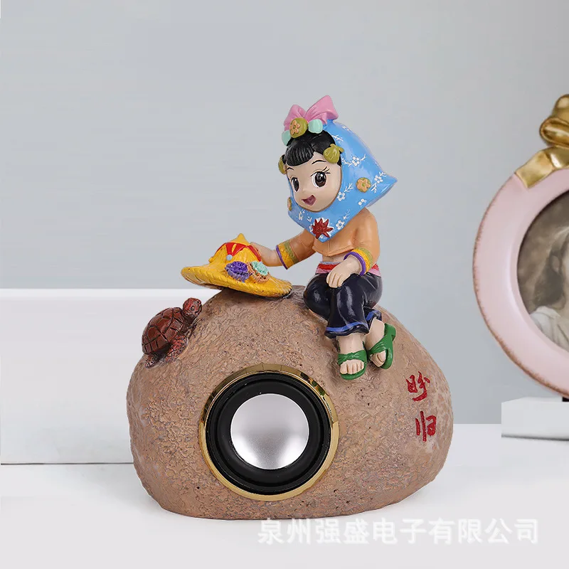 Intelligent Bluetooth Speaker Resin Handicraft Image Is Expected To Return To Folk Customs As A Gift