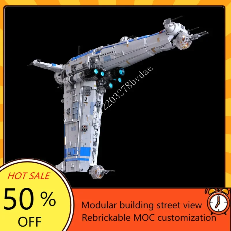 6913PCS UCCS Resistance BomberMinifig Scale Model Space War Military MOC SpaceShip Battle Model Custom Puzzle DIY Model Toy Gift