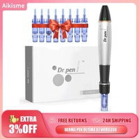 Dr Pen Ultima A1 Wireless Microneedling Pen with 8Pcs Cartidges Kit Derma Pen Auto Micro Needles Mesotherapy Skin Care Device