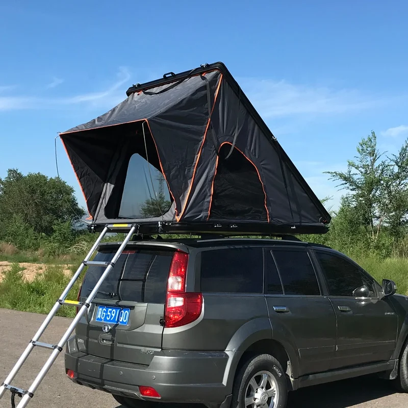 Factory Direct Sales Triangle Aluminum Hard Shell SUV Pickup Camping MPV Roof Top Tents Hard Shell