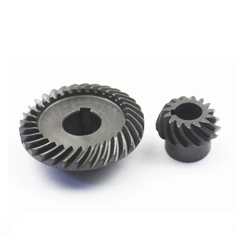 High Quality Spiral Bevel Gear Ring Gear Outer Diameter 47mm For 125/150 Angle Grinder Pinion Gear Outer Diameter 24.6mm