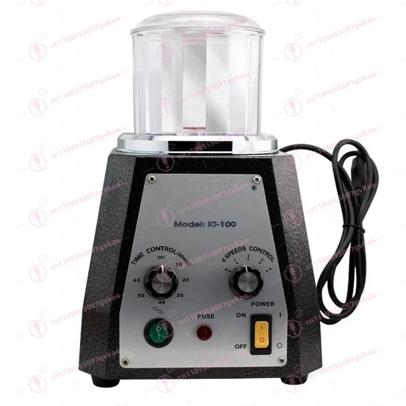 

Mini Magnetic Tumbler Magnetic Polishing Machine Diamond Polishing Tumbler Gemstone Polisher KT-100