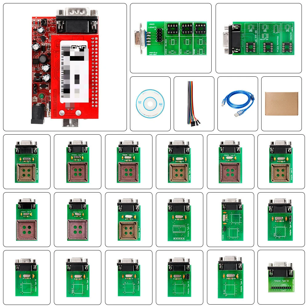 UPA USB V2014 Small Board Full Set V1.3 Automotive ECU Programmer with Full Set Adapter