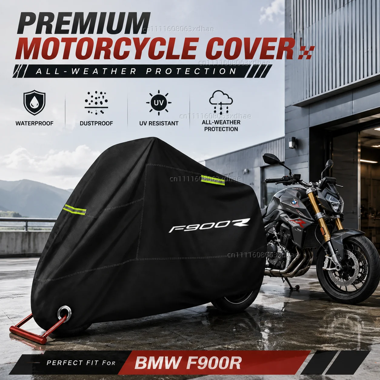 

Motorcycle Cover All Season Waterproof Dust Rain UV Protection 190T Oxford Cloth For For BMW F900R F900 R F 900R 2009-2020 2019