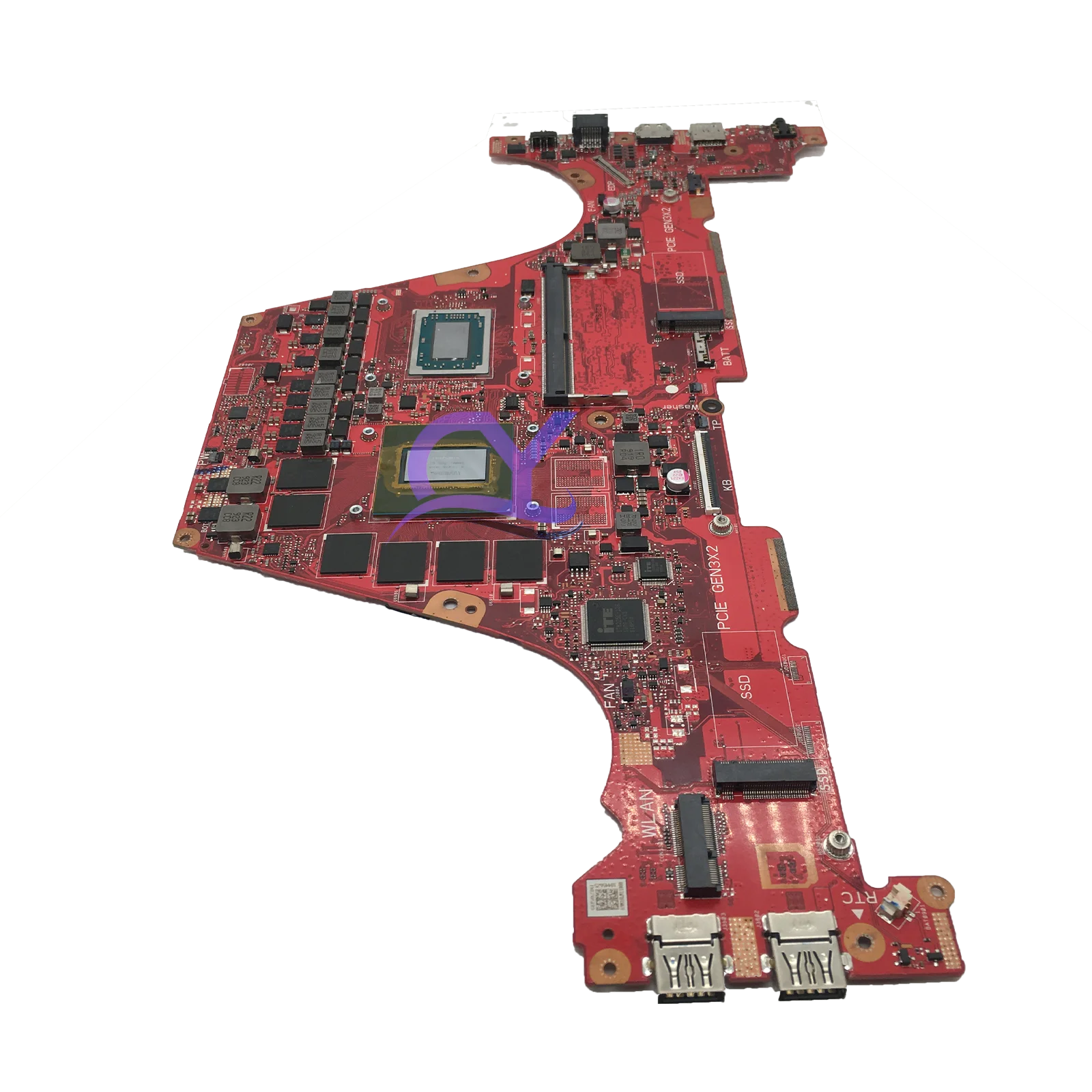 Imagem -04 - Kefu-placa-mãe Portátil para Asus Gu502d Gu502 Ga502 Ga502du Mainboard Ram M8g R53550h Gtx1660ti 6g 100 Testado ok