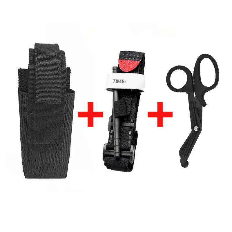 CAT First Aid Kit Medical Tourniquet Scissors Set Pack Survival Gear Rescue Molle Outdoor Camping Hiking