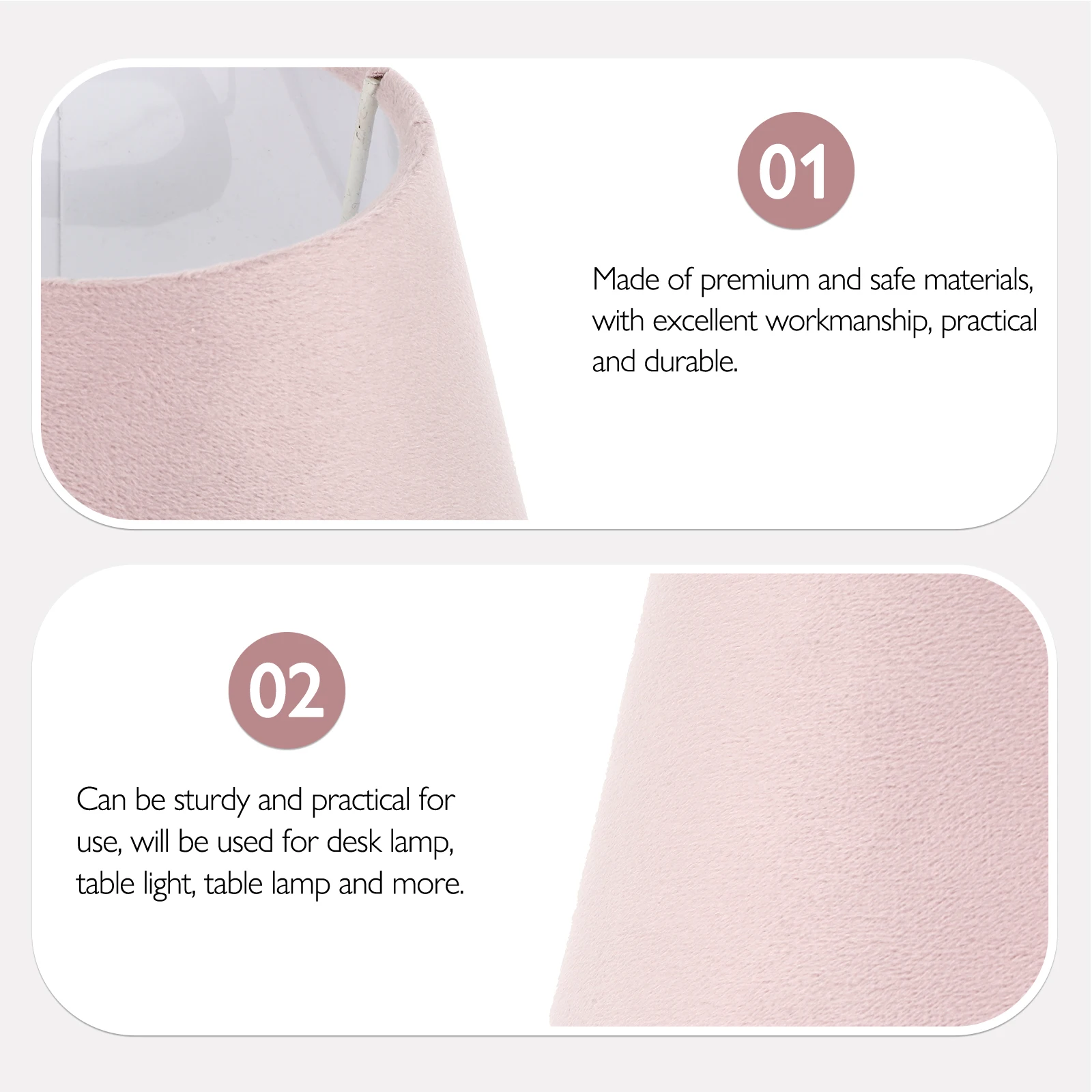 

Barrel Shade Cloth Lampshade For Table Indoor Light Cover E14 E27 Base Desk Lamp Cover Household Vintage Drum Lamp Shades Dust