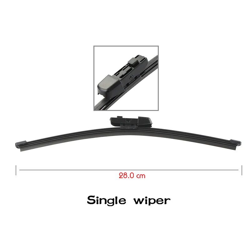 BEMOST Auto Car Rear Window Windshield Wiper Blade Arm Soft Natural Rubber For Skoda Yeti 280MM Hatchback Year From 2009 To 2018