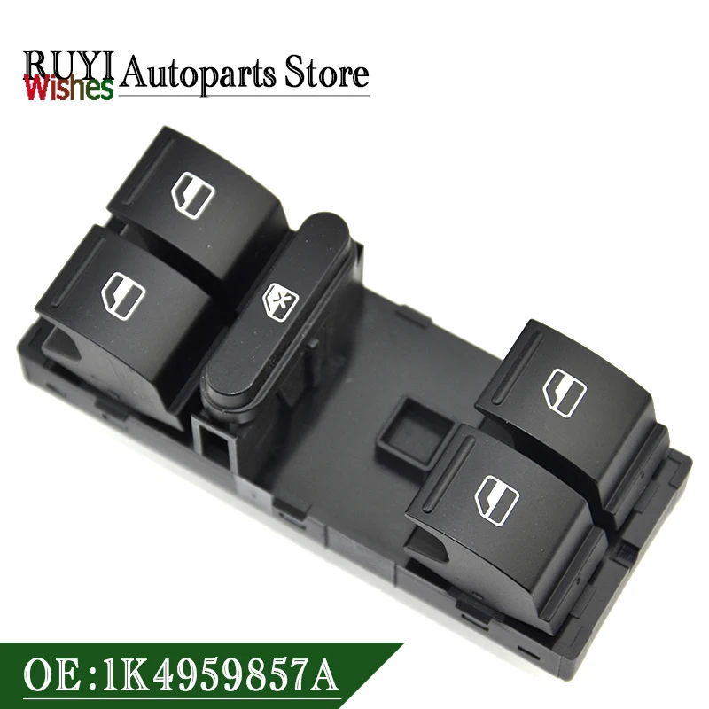 High Quality Window Control Switch for Seat Altea Ibiza Leon 2004-2019 1K4959857B 1K4959857A