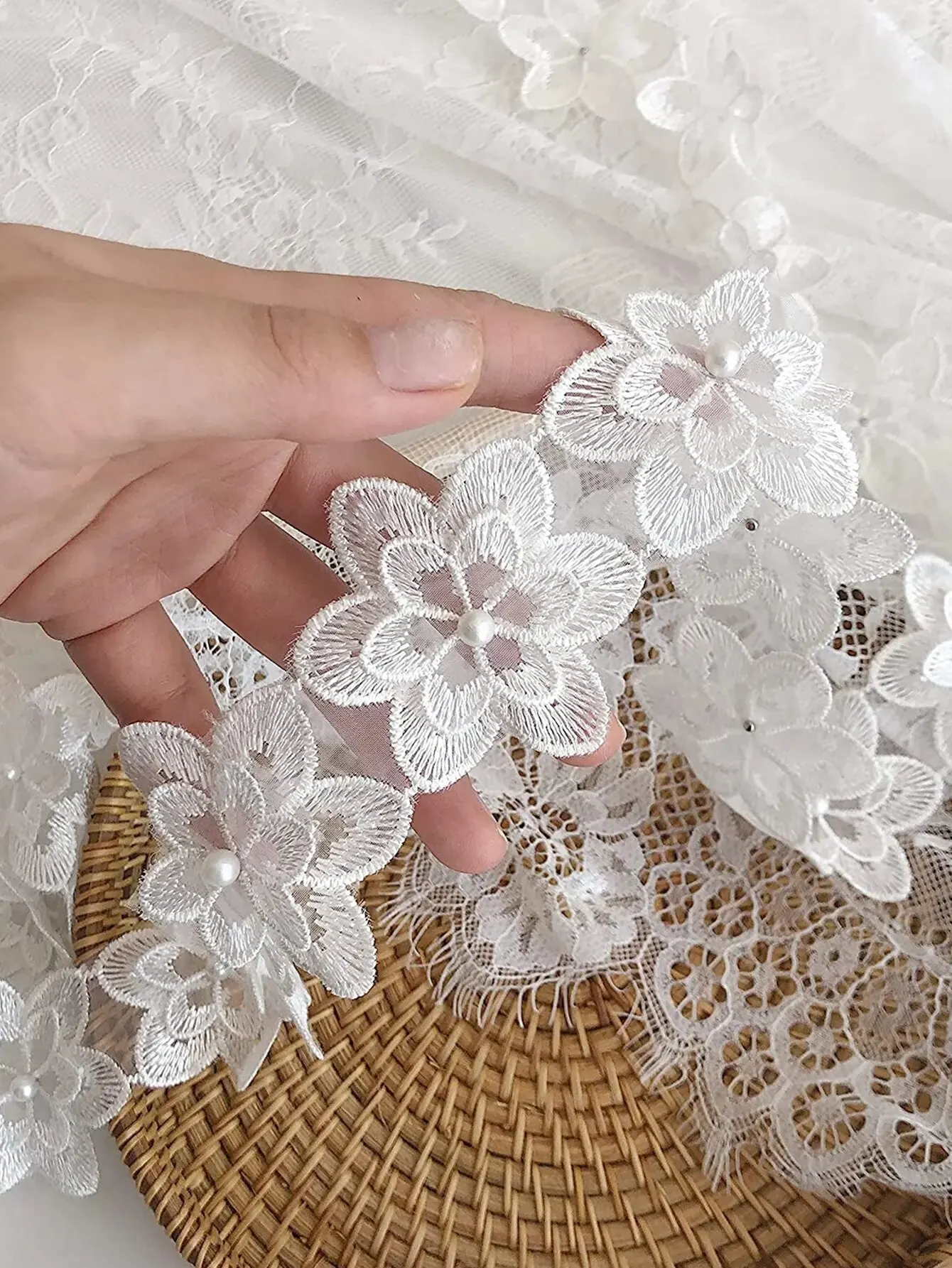 Lace Flowers Ribbon Clothing Bags Gifts and Other Items Decoration Supplies