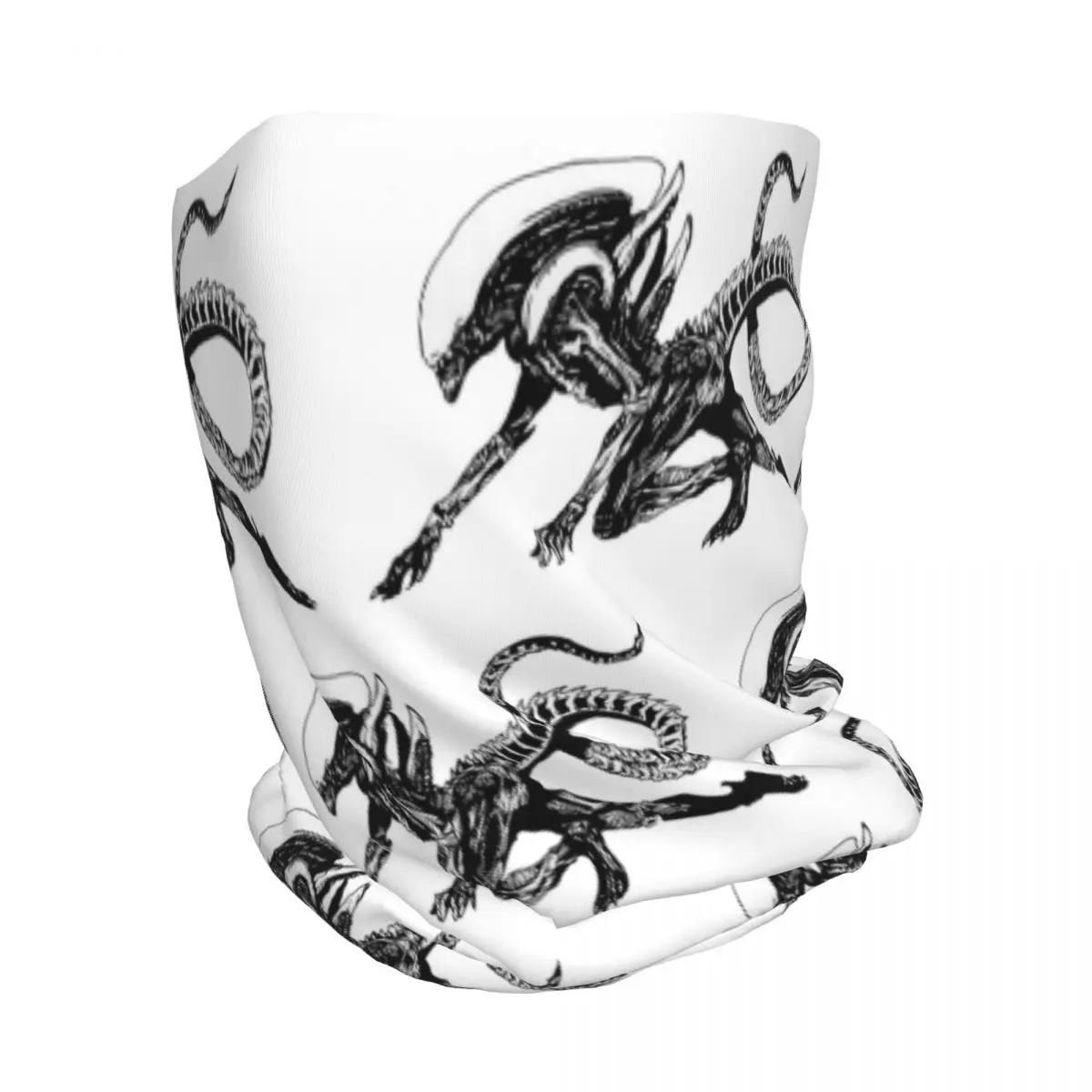 Xenomorph Alien Movie Bandana Neck Cover Wrap Scarf Multifunction Cycling Scarf Beanies Hat Unisex Adult Winter