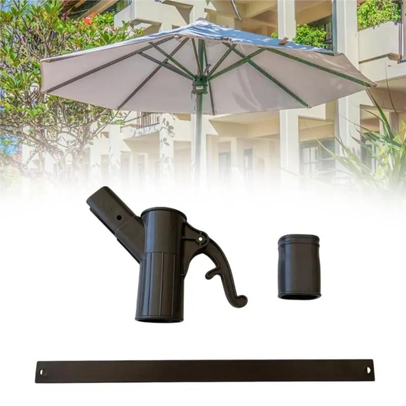 ABGR-Outdoor Yard For Deck Picnic Garden Accessories Holder For Patio Umbrella Lifting Handle Heavy Duty Attachment Parasol Moun image 3