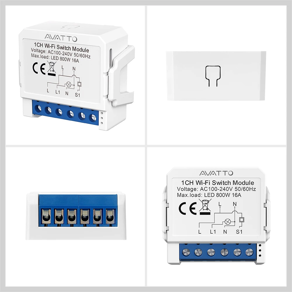 AVATTO WiFi Smart Light Switch Modul, 1/2/3/4-fach DIY-Schalter, Neutralleitersteuerung, kompatibel mit Tuya, Alexa, Google Home – Detail 16
