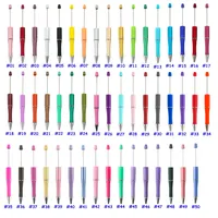 5Pcs Beaded Pen Creative Plastic Pen DIY Ballpoint Pens Office Birthday Gifts Ballpoint Pens Gel Pens Valentine's Day gift