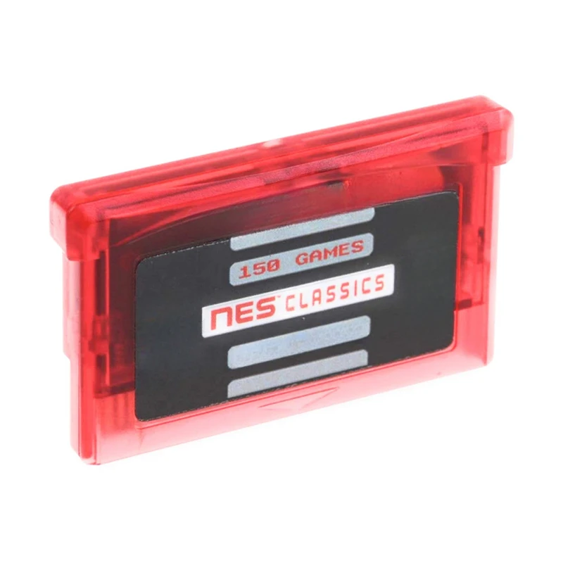 Cartouche de Jeux GBA 32 Bits, Carte Console de Jeux Vidéo 150 en 1, Carte ChlorCard avec Batterie pour GBA NDS