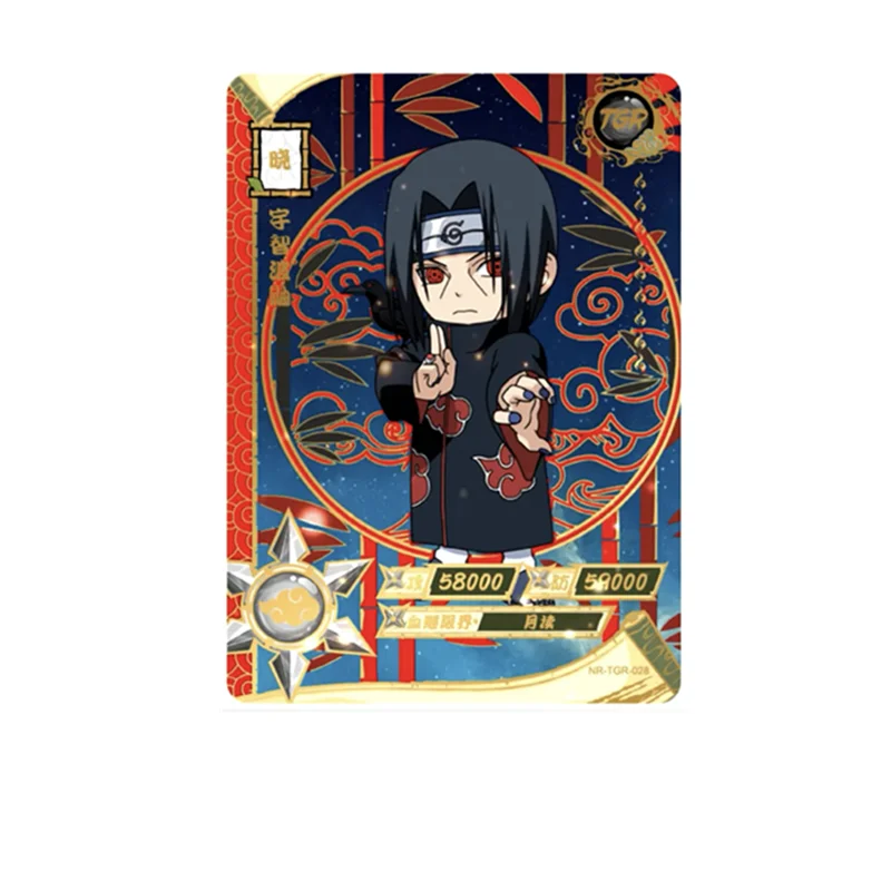 KAYOU Anime Naruto TGR Cards Uchiha Sasuke Rock Lee Gaara Jiraiya Namikaze Minato Haruno Sakura Transparent TGR Collection Cards