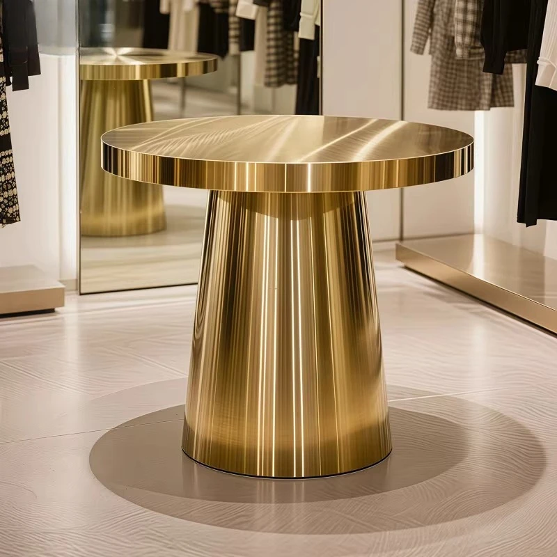

Clothing Store Nakajima Display Table Stainless Steel Titanium Flower Shop Shopping Mall Shoe and Bag Store Decoration Ornament