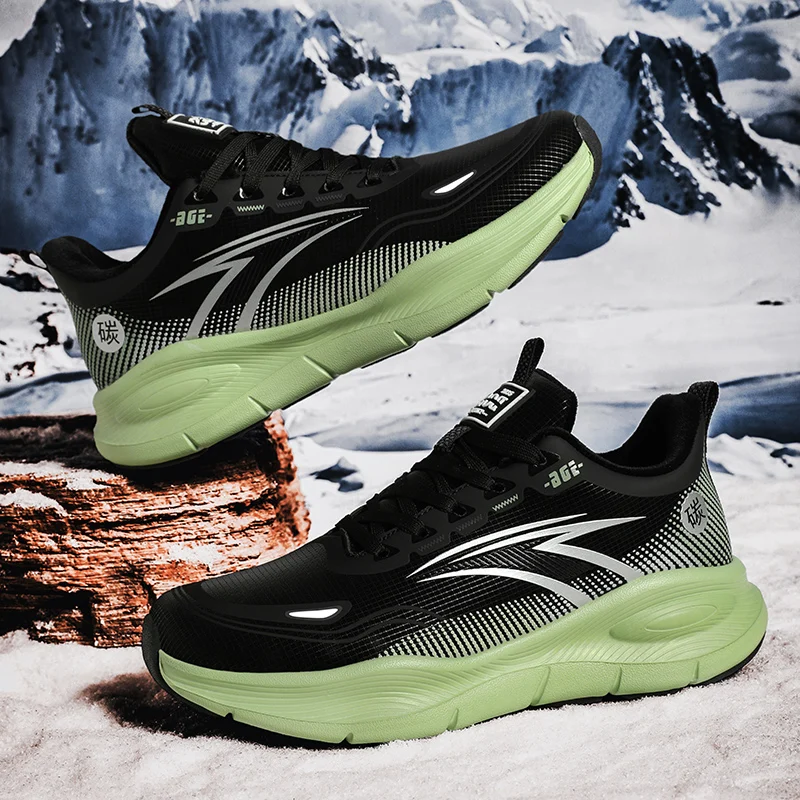 

Men's shoes 2025 new spring and autumn sports shoes, durable and lightweight running shoes, breathable for teenagers, middle sch