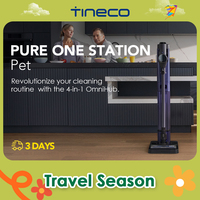 Tineco Pure ONE Station Pet Cordless Vacuum Cleaner 3L Auto Dust Base Smart Stick Powerful Suction & Lightweight ZeroTangl Brush