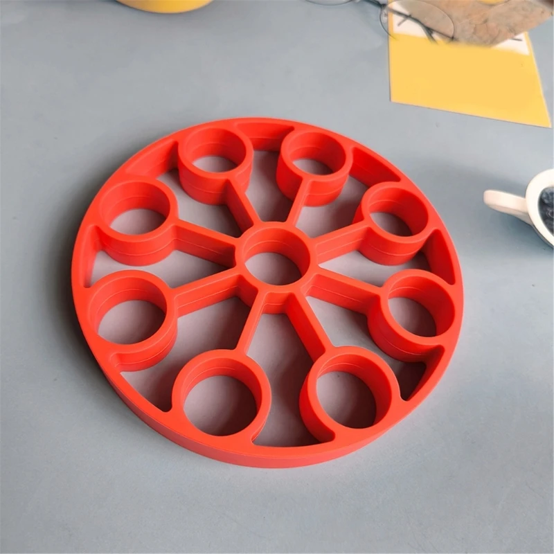 Set of 2 Space Saving 9 Cavity Eggs Steamers Efficient Steaming Rack for Kitchen drop ship