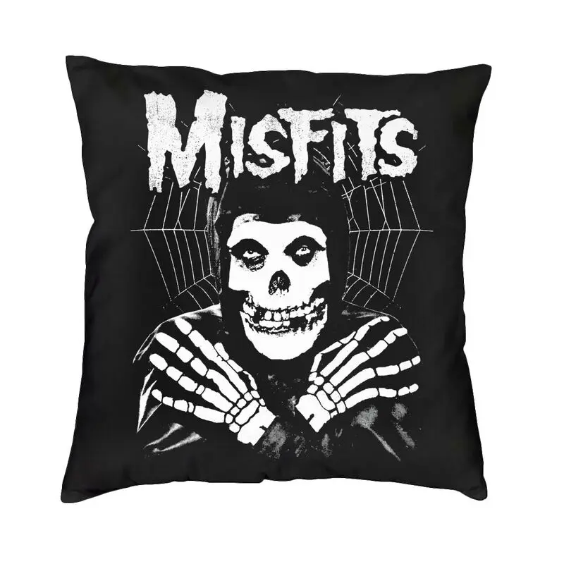 Horror Punk Rock Band Misfits Pillow Case Decorative Nordic Cushion Cover Square Pillowcase