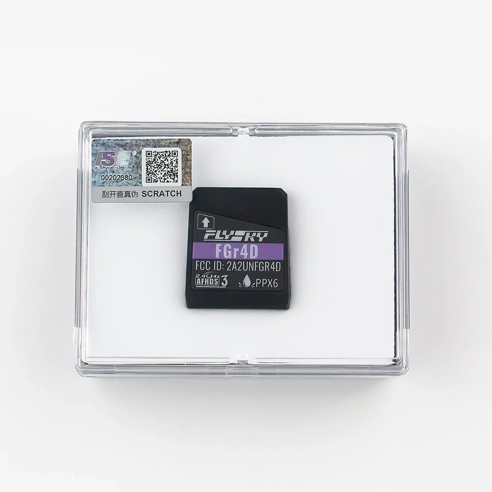 

Flysky FGr4D AFHDS 3 2.4G Receiver, Durable 7.2g Design, Perfect for RC Airplane, Crawler and Speed Boat
