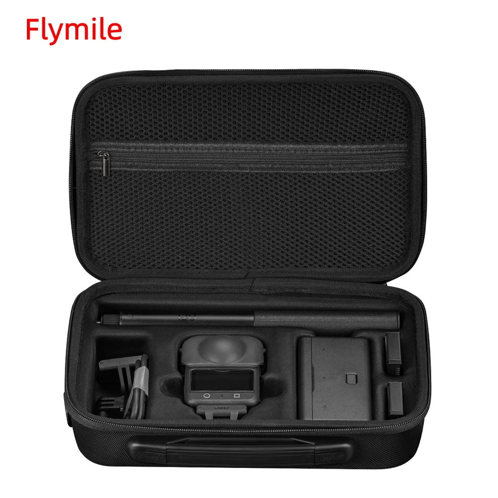 

Flymile Storage Bag for DJI OSMO 360 Accessories Portable Handbag Travel Box Carrying Case Protective Case Black Shoulder Bag