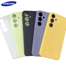 Samsung Galaxy S24 Plus Ultra Original Classic Soft Silky Touch Liquid Silicone Case Back Full Protective Cover For s24+ s24U