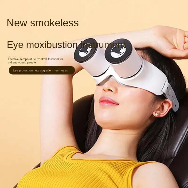 

Adjustable Temperature Eye Protection Moxibustion Box Portable Fumigation Eye Physical Therapy Hot Compress Health Care Tool