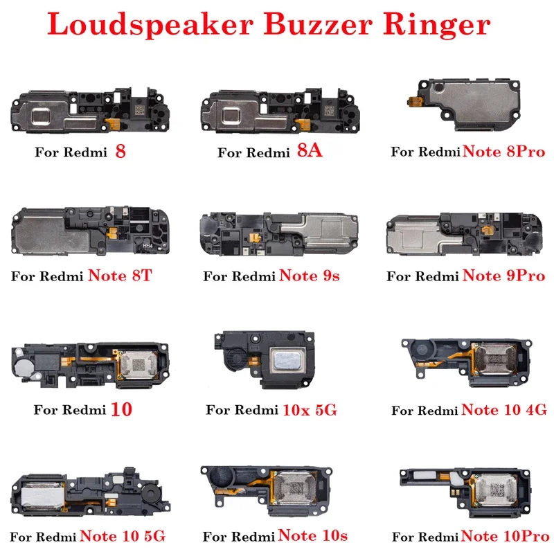 

Pop 1Pcs Loudspeaker For Redmi 8 8A 10 10X Note 8 8T 9 9s 10 Pro 10s 4G 5G Loud Speaker Bottom Buzzer Ringer Sound Module