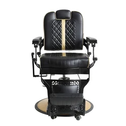 Barbershop Furniture Men Vintage Salon Chairs Heavy Hydraulic Barber Chair For Sale