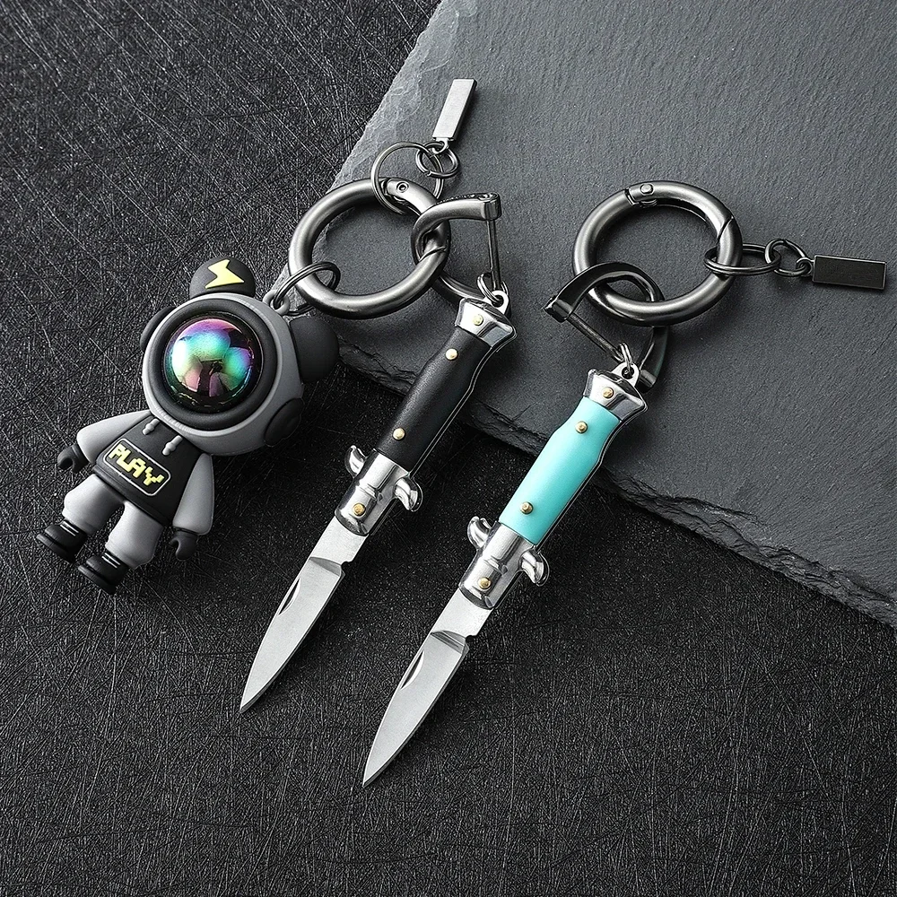 

Mini Knife Portable Folding Multifunction Keychain Pendant Camping Outdoor Small Knives Cutter Opener Unpacking Hand Tool