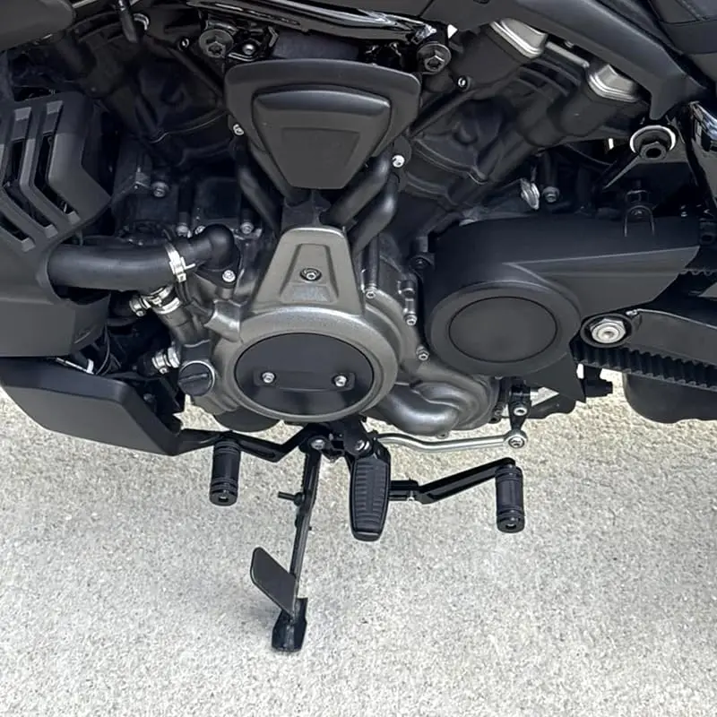 For Harley Nightster 975 RH975 RH 975 Special 2023 2024 Motorcycle Aluminum Heel Toe Gear Shifter Shift Lever Black Shift Pegs