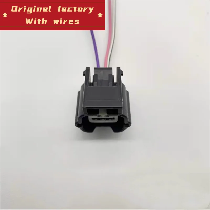 For NISSAN  TIIDA SYLPHY LIVINA QASHQAI  Crankshaft Position  Camshaft  Sensor Plug  3 Holes Original Factory  With Wires