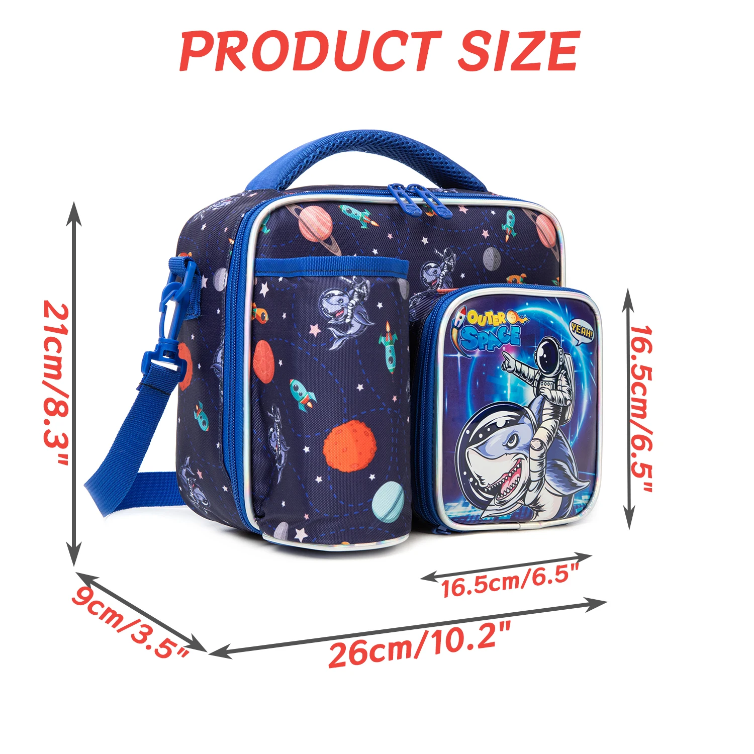 Children's Lunch Bags Cool Boy's Insulated Bags Children's Lunch Bags Kindergarten Elementary School Meal bags