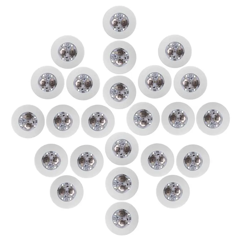 LED Coaster Light Up Coaster 24PCS LED Bottle Light LED Sticker 7-Color Cycling For Flash For Coffee Cups For Flash Light Up Cup
