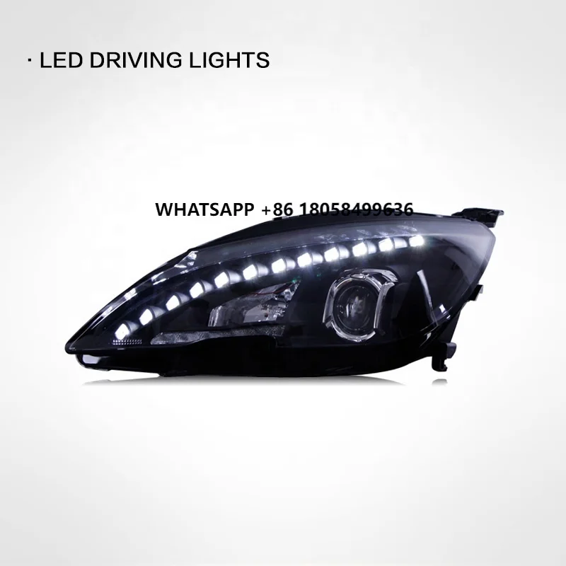 

Suitable for Peugot 408 Headlight Assembly With High Xenon Lamp Peugot 308S Modified Lens LED Tear Eye Daytime Running Light