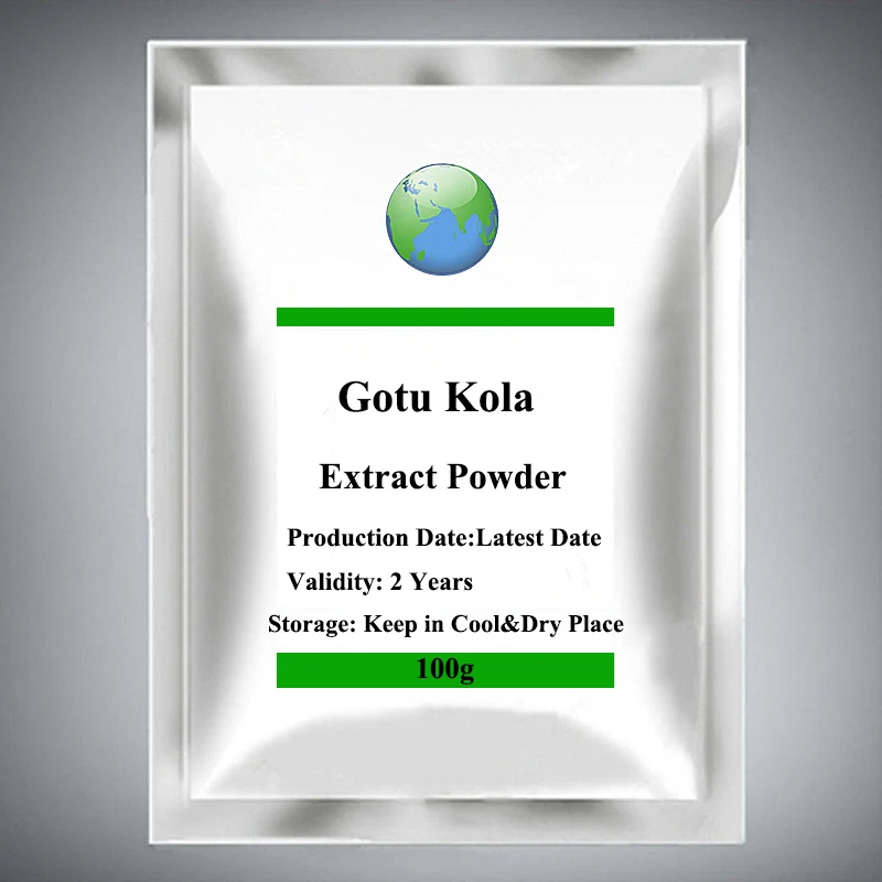 100% Gotu Kola Extract Asiaticoside Powder 20:1,100g Pure Natural Centella Asiatica Extract Powder