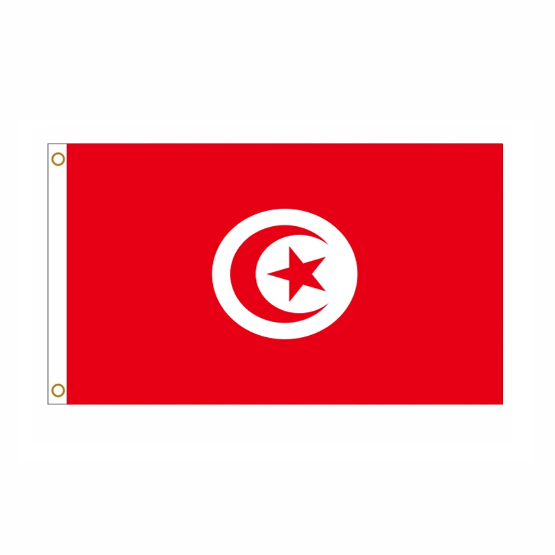 Bandeira da Tunísia 90x150cm, Bandeira Nacional da Tunísia, Bandeira Nacional da República da Tunísia