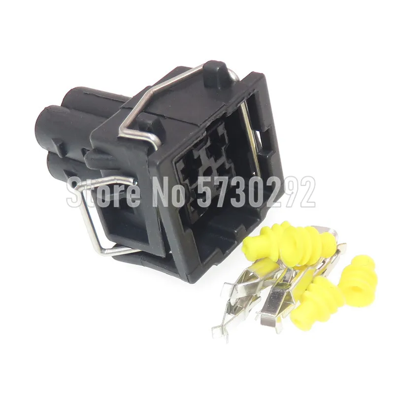 4P 444524-1 Car Socket Air Conditioning Pressure Switch Connector Temperature Sensor Plug For VW