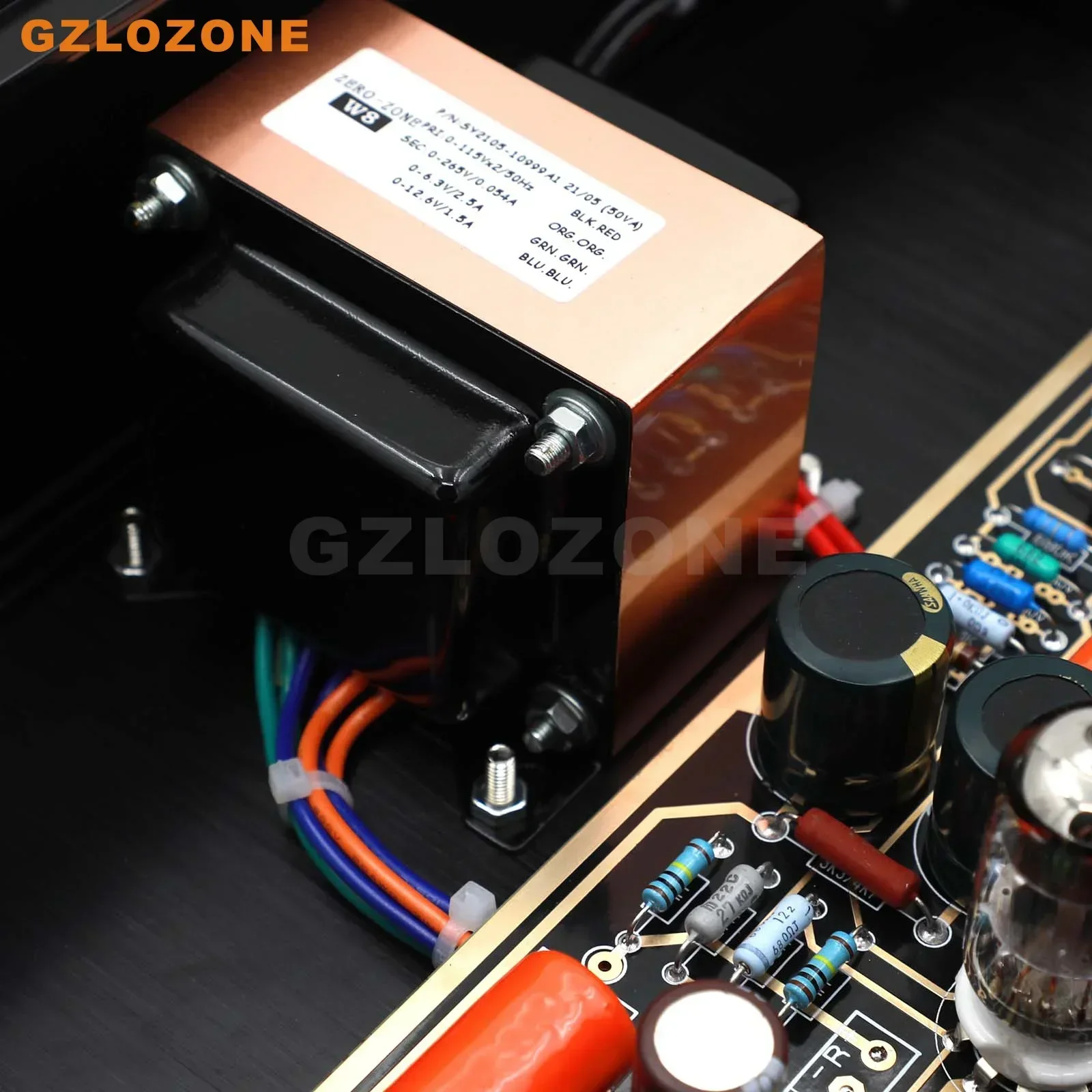 GZLOZONE HI-END A34 Tube ECC83 Phono Amplifier MM RIAA Turntables Base On Marantz 7
