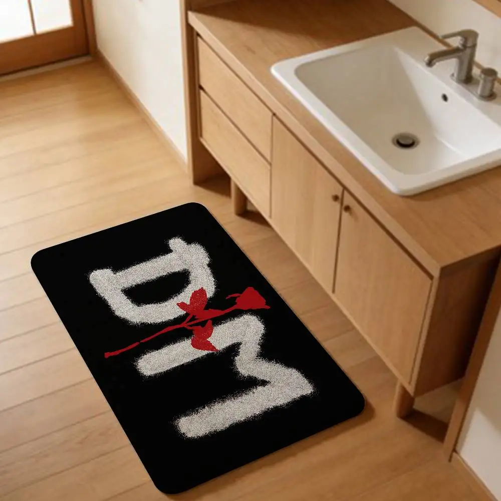 Synthpop Band D-Depeche M-Mode Hallway Carpet Washable Non-Slip Living Room Sofa Chairs Area Mat Kitchen Doormat Area Rug