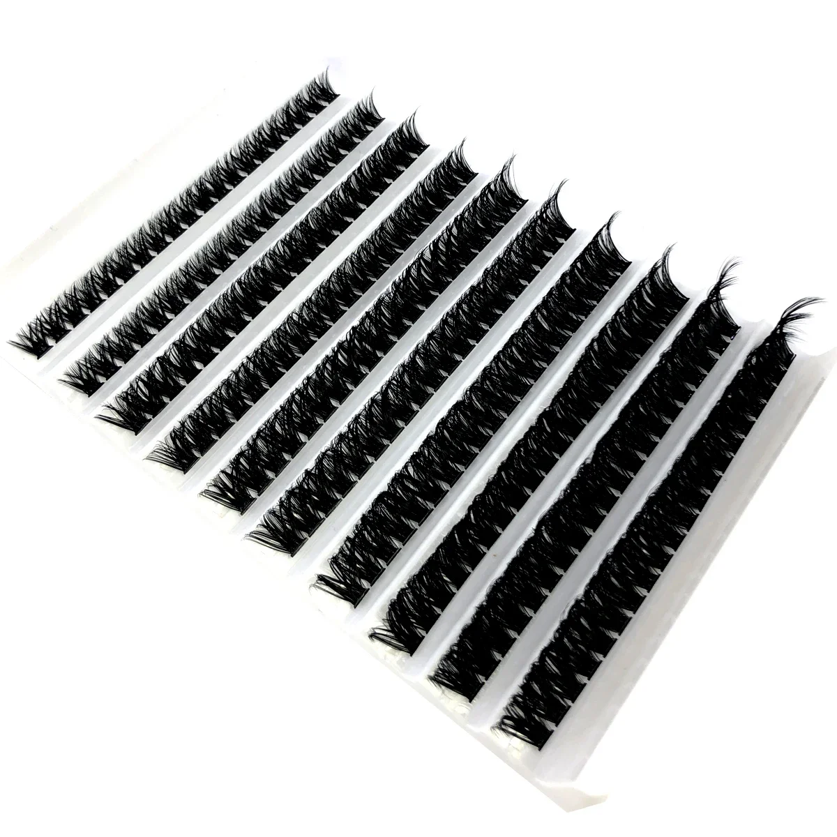 HBZGTLAD Eyelash Extension 100/200 Bundle 60D/80D Natural Independent Handmade Eyelash Bundle 3D Mink Eyelashes