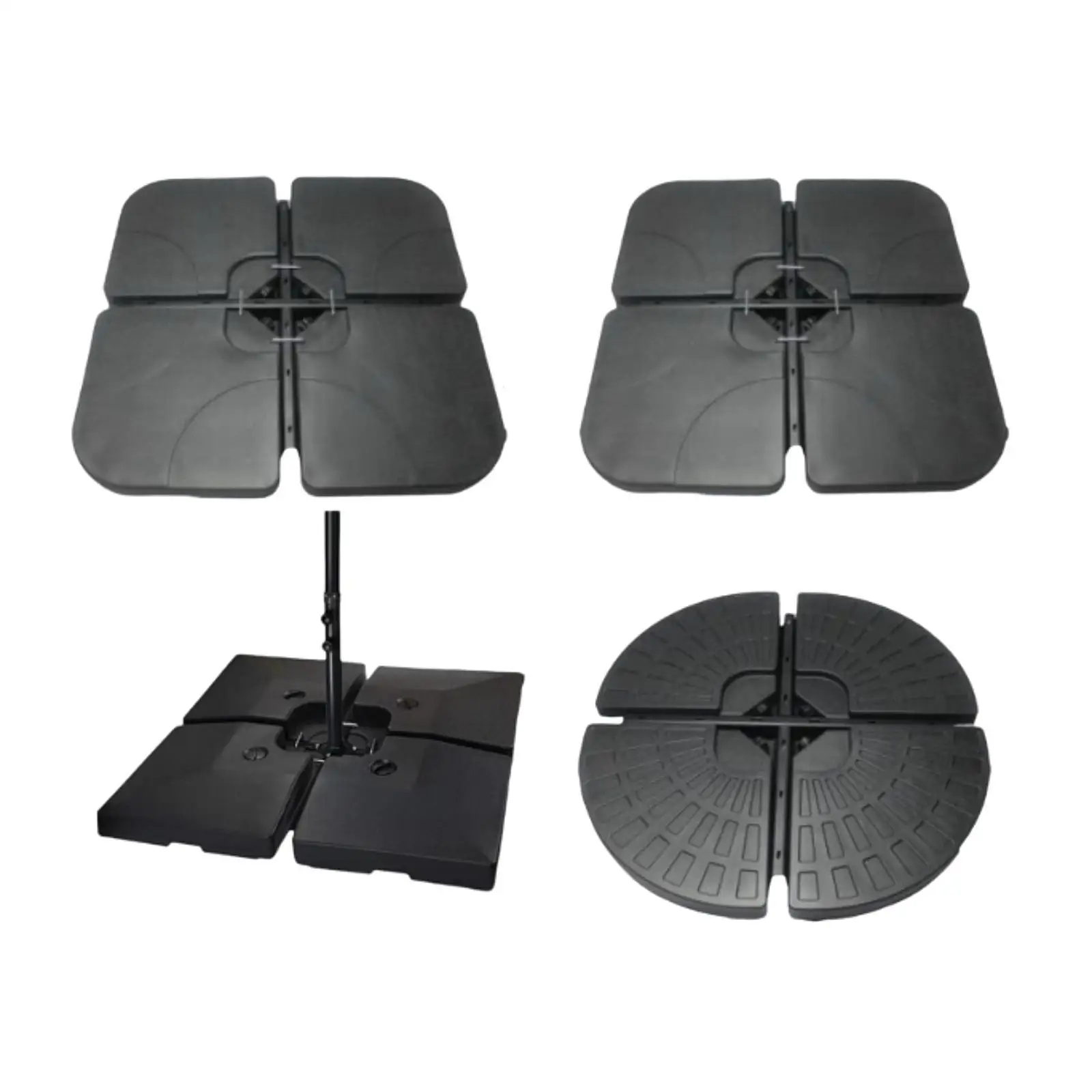 Patio Umbrella Base Weights,Umbrella Holder Summer Market Umbrella Stand Yard Parasol Base Stand Water Sand Fillable for Pond