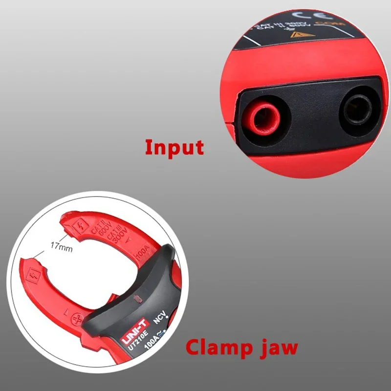 UNI-TUT210A UT210B UT210C UT210E UT210D แคลมป์มิเตอร์ดิจิตอลวัดกระแสไฟฟ้า AC DC แบบแท้ แอมมิเตอร์  เครื่องทดสอบแรงดันไฟฟ้า  เครื่องวัดความถี่ มัลติมิเตอร์