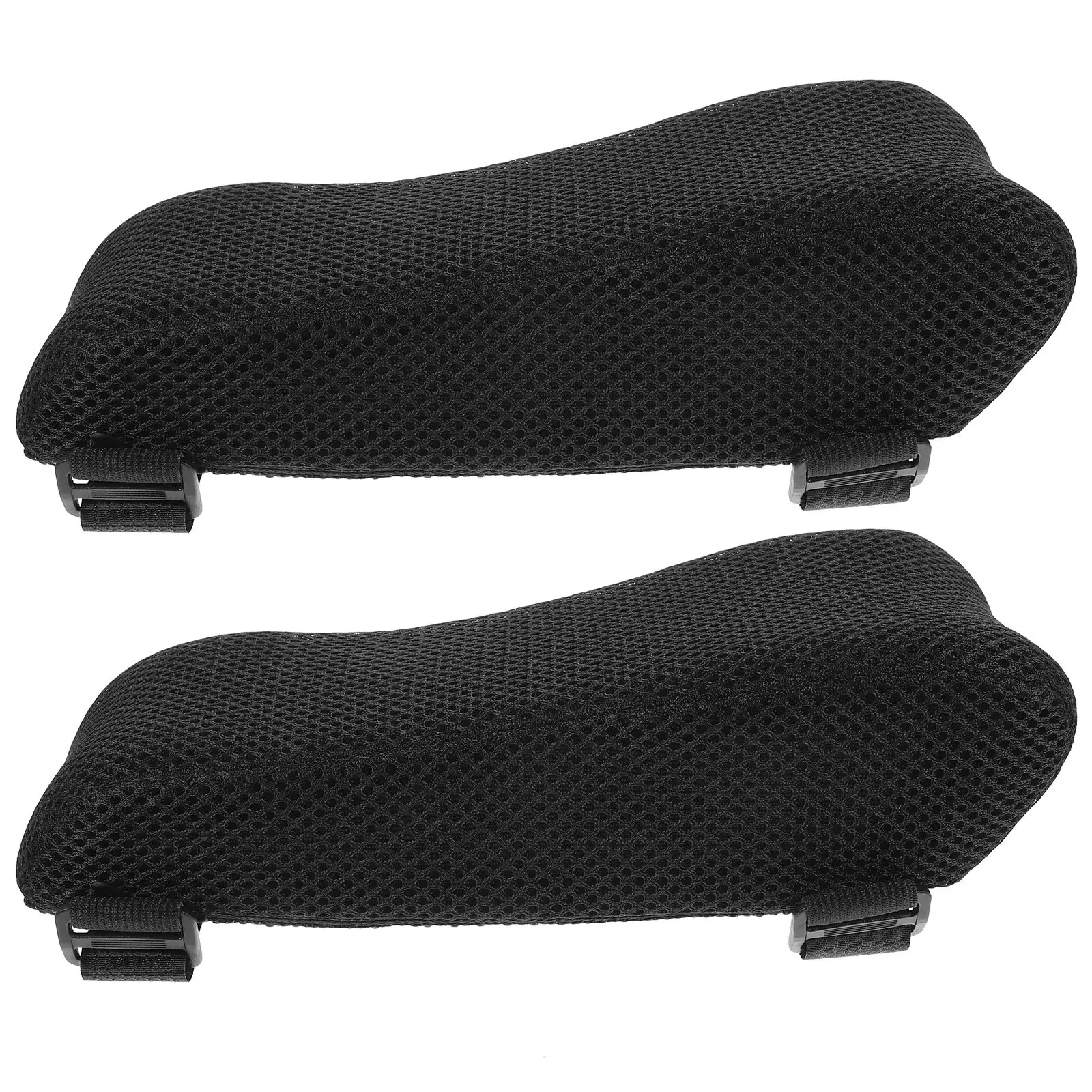 2Pcs Premium High-Density Memory Sponge Chair Armrest Pads Non-Slip Office Gaming Wheelchair Arm Cushions Ergonomic Elbow
