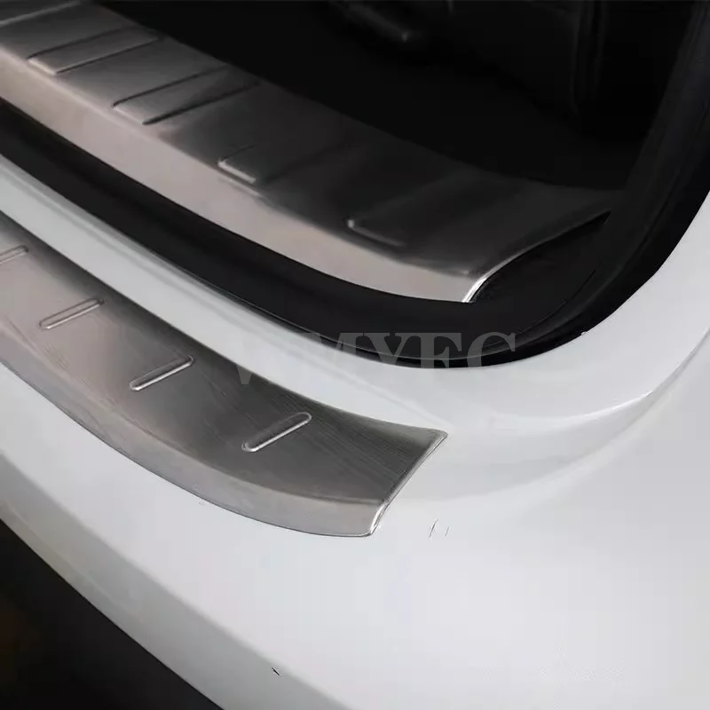 Stainless Steel Car Rear Door Bumper Protector Sill Plate Rear Styling for Nissan Qashqai J11 2014-2017