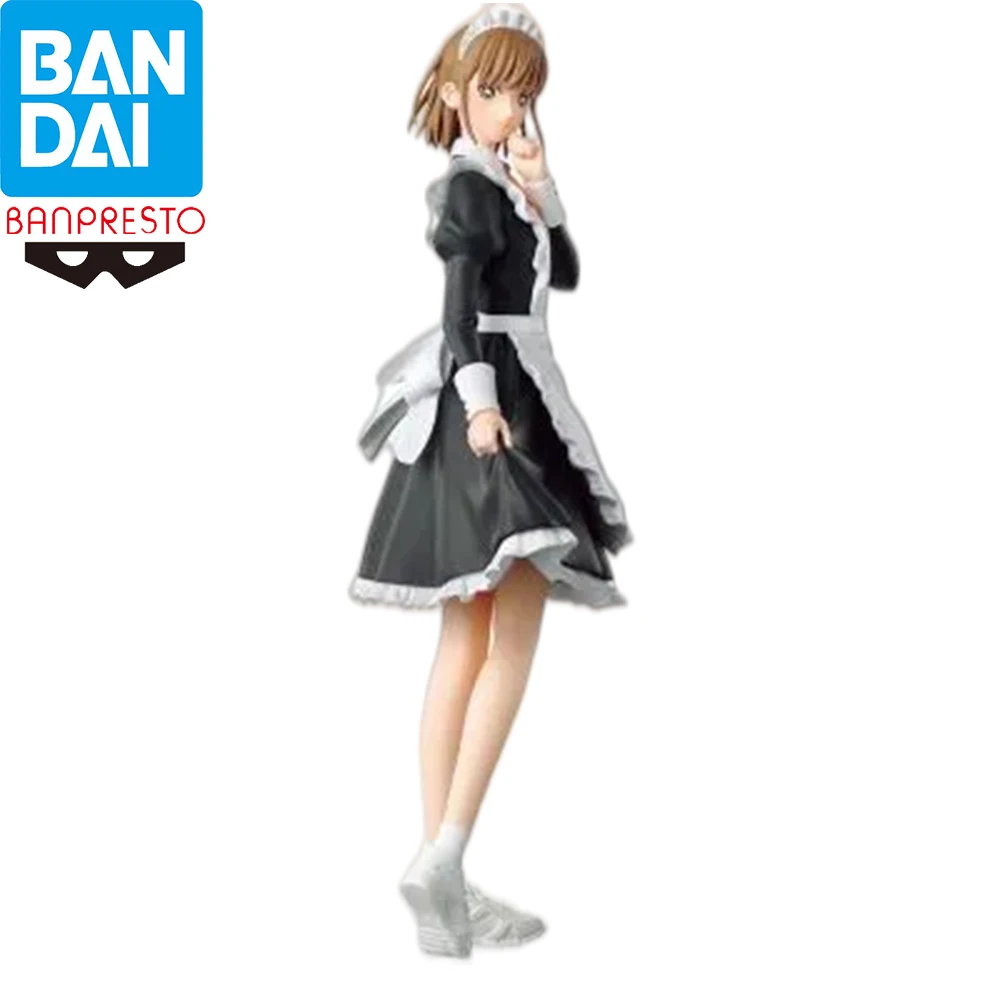 Banpresto EXQ Becky Blackbell Maid Figure 21cm PVC Statue Frilled Maid Dress Standing Desktop Ornament For Anime Collectors