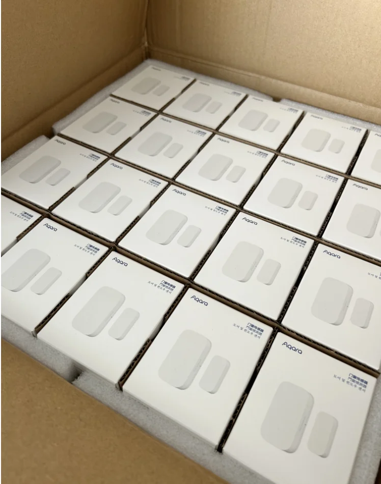 Умный датчик открытия окон и дверей Xiaomi Zigbee, беспроводное соединение, работает с приложением Mi Home для Android и IOS